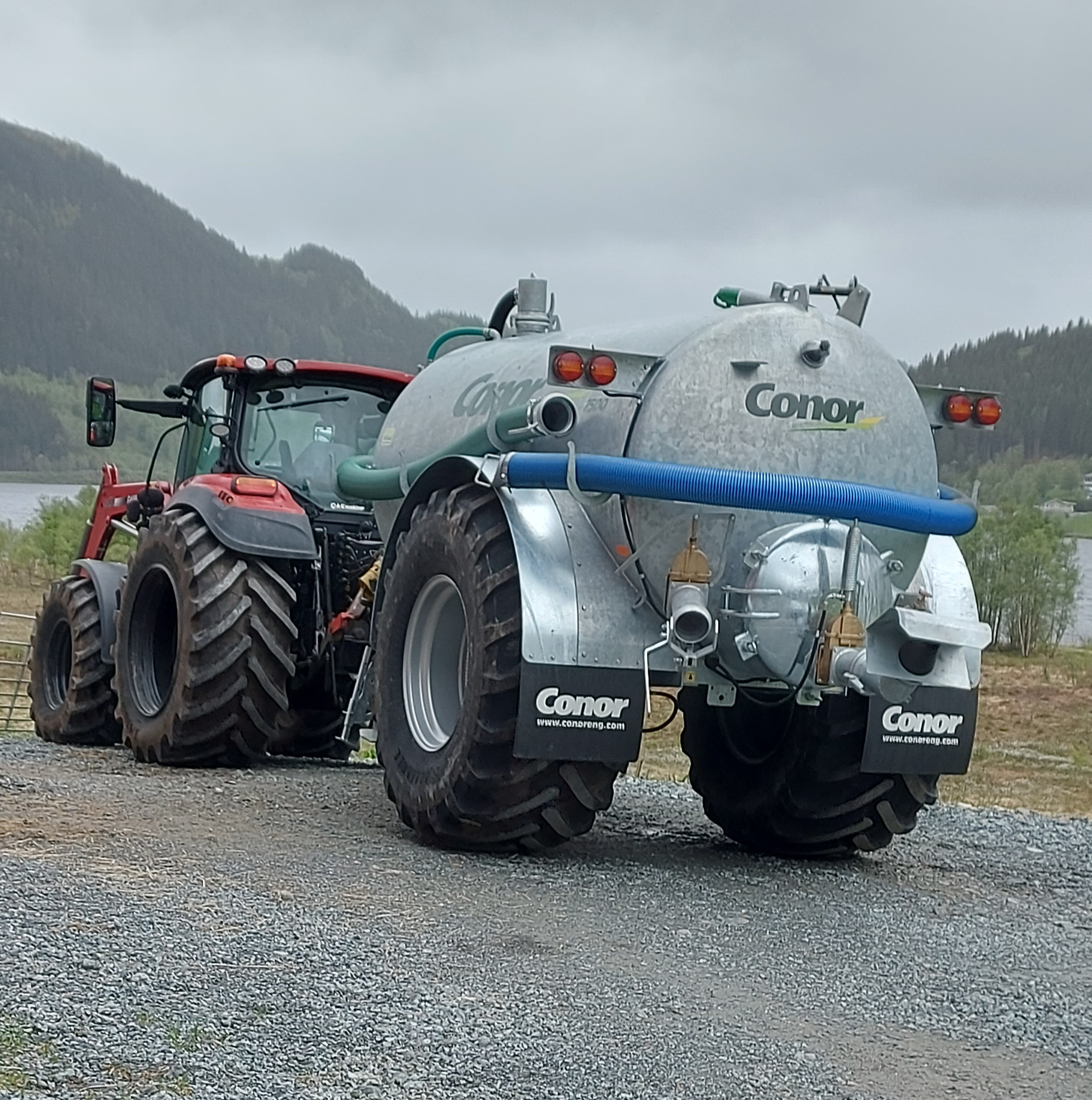 Gjødselkøyring med vogn – Fjaler og omegn